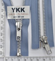 Блискавка 80см метал алюм № 5 YKK Японія 