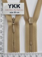 Блискавка спіраль №2 YKK Японія потайна нейлон 50см (007) 