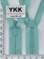 Блискавка спіраль №2 YKK Японія потайна нейлон 50см (049) т м'ята