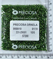 Бісер PRECIOSA №10 / 0 блискучий №57290 пакет 50 грам