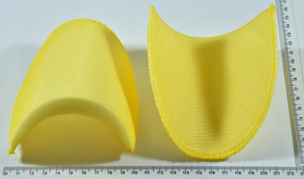 Підплічники щільні середні (5/8 "= 16мм) жовті