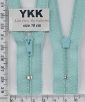 Блискавка спіраль №3 YKK Японія 18см (533) св бірюза