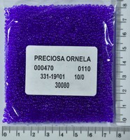 Бісер PRECIOSA №10 / 0 прозорого №30080 пакет 50 грам