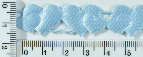 Тасьма (1,8см) голуб,5м