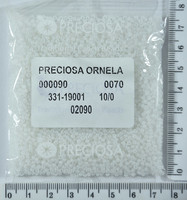 Бісер PRECIOSA №10 / 0 №02090 мат-блискучий пакет 50 грам