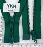 Блискавка спіраль №5 YKK Японія разьемний 80см (295) т зелен