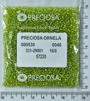 Бісер PRECIOSA №10 / 0 блискучий №57220 пакет 50 грам