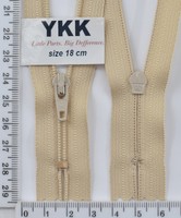 Блискавка спіраль №3 YKK Японія 18см (180) св бежев