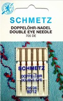 Голка № 80 з двома вушками Double eye для декоративних робіт SCHMETZ Німеччина