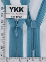 Блискавка спіраль №2 YKK Японія потайна нейлон 50см (349) бірюза