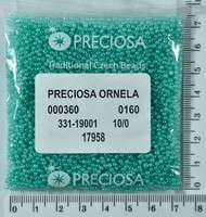 Бісер PRECIOSA №10 / 0 мат-блискучий №17958 пакет 50 грам