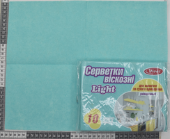 серветка віскозна 35х35см для прибирання та миття посуда 