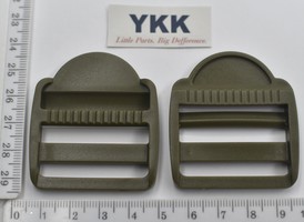 Рамка трищілева YKK суперміцна шир 38мм хакі