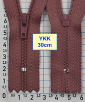 Блискавка 30см спіральна №3 YKK Японія фрезов лілов (617)