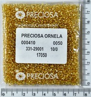 Бісер PRECIOSA №10 / 0 блискучий №17050 пакет 50 грам