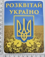 Аплікація клейовий друк спец фарбою12см*9см