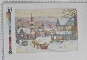 Друк на вишів.ткані (Польща) 20 * 30см №18