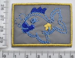 Аплікація термо клейова 4х 5,5см світловідбивна