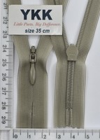 Блискавка спіраль №2 YKK Японія потайна нейлон 35см ( 884)