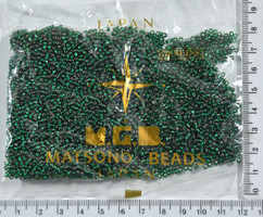 Бісер №11 / 0 "MATSUNO" -Японія (50гр) №53 т. Зелений