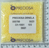 Бісер PRECIOSA №10 / 0 фарбують №38681 пакет 50 грам