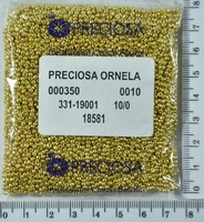 Бісер PRECIOSA №10 / 0 металік №18581 пакет 50 грам