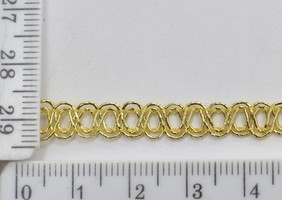 Тесьма парча шир 7мм №8249 золото