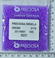 Бісер PRECIOSA №10 / 0 №02231 мат-блест пакет 50 грам