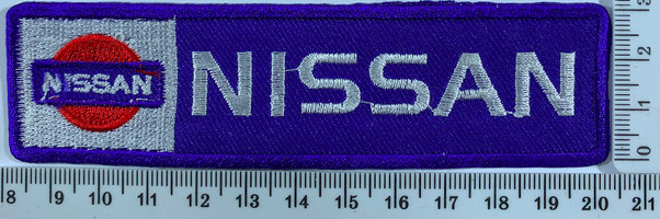 Аплікація клейова "NISSAN" 12.5см * 3.3см