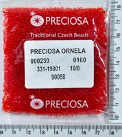Бісер PRECIOSA №10 / 0 прозорого №90050 пакет 50 грам