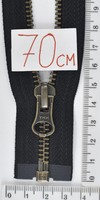 Блискавка метал №5 YKK Японія 70см оксид