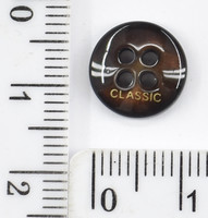 Гудзик Рубашов ф = 11мм "classic" т.кор