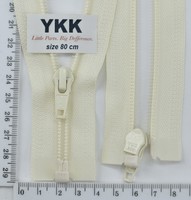 Блискавка спіраль №5 YKK Японія разьемний 80см (122) слонова кістка