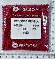 Бісер PRECIOSA №10 / 0 натурал №93200 пакет 50 грам