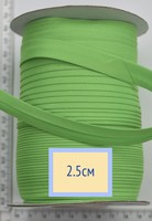 Коса бейка бавовна шир 25мм нас зелень