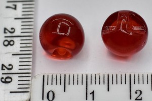 Гудзик блузочний ф 12мм червоний