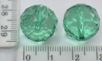 Намисто 11мм 50грам=21шт зелена бирюза