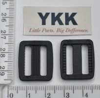 Рамка двощілинна YKK суперміцна шир 15мм чорна