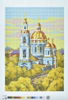 Друк на вишів.ткані (Польща) 30 * 40см №54