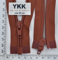 Блискавка YKK спіраль №5 разьемний 65см (025) цегла
