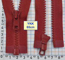 Блискавка трактор № 5 YKK Японія 65см  темно малинов (137)