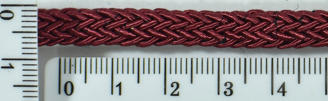 Шнур ф6мм плетіння дрібне бордо
