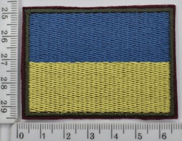 Аплікація прапор термо клейова 3.7см*5.5см