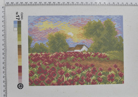 Друк на вишів.ткані (Польща) 20 * 30см №17