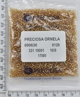 Бісер PRECIOSA №10 / 0 блискучий №17080 пакет 50 грам
