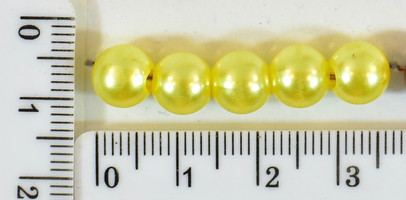 Перли-пласм ф = 8 мм жёлт