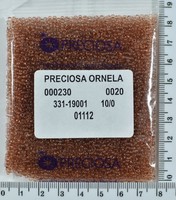 Бісер PRECIOSA №10 / 0 прозорого №01112 пакет 50 грам