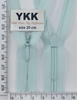 Блискавка спіраль №2 YKK Японія потайна нейлон 20см (822) св м'ята