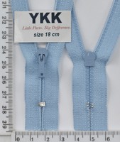 Блискавка спіраль №3 YKK Японія 18см (542) св блакитн