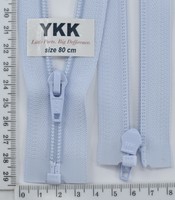 Блискавка спіраль №5 YKK Японія разьемний 80см (208) блакитний